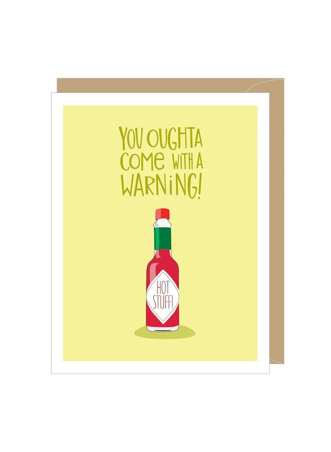 Hot Sauce Anniversary Card