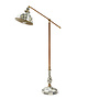 Sterling Check Enamelware Reading Floor Lamp