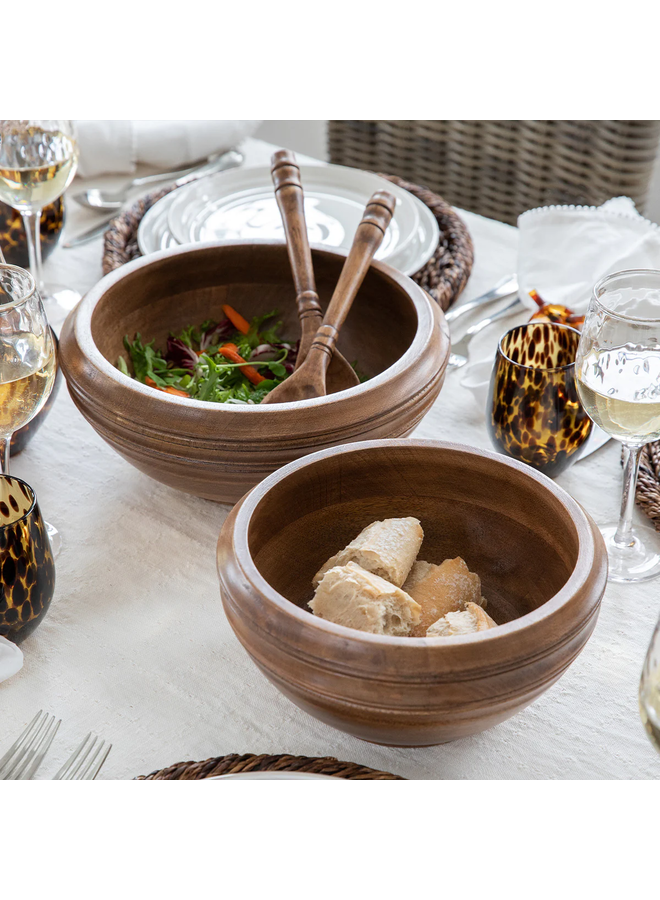 Bilbao Wood 10" Serving Bowl