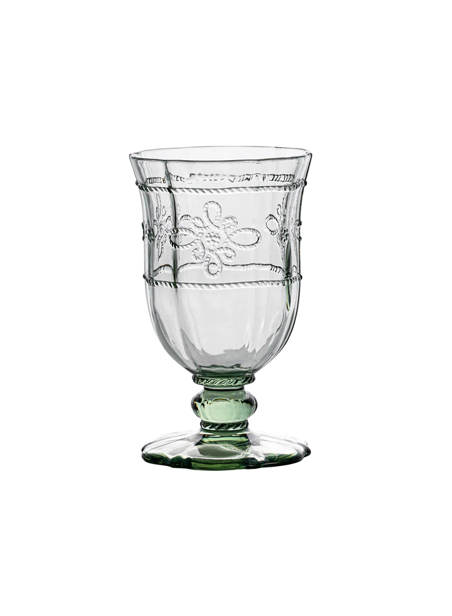 Colette Acrylic Green Goblet