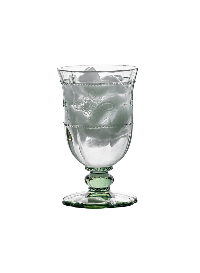 Colette Acrylic Green Goblet