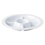 Berry & Thread  Melamine 15" Crudité Platter - Whitewash