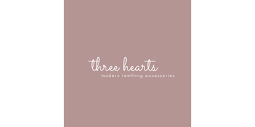 Three Hearts Modern Teething Accessories