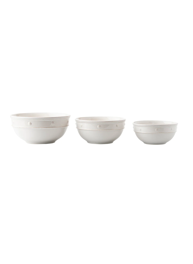 Berry & Thread  Nesting Serving Bowl Set/3pc - Whitewash