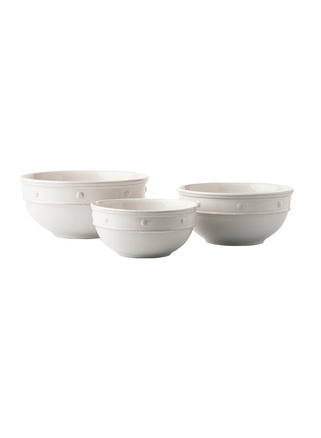 Berry & Thread  Nesting Serving Bowl Set/3pc - Whitewash