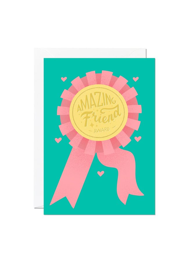 Amazing Friend Award Card