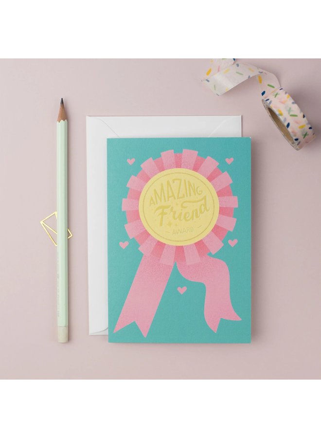 Amazing Friend Award Card