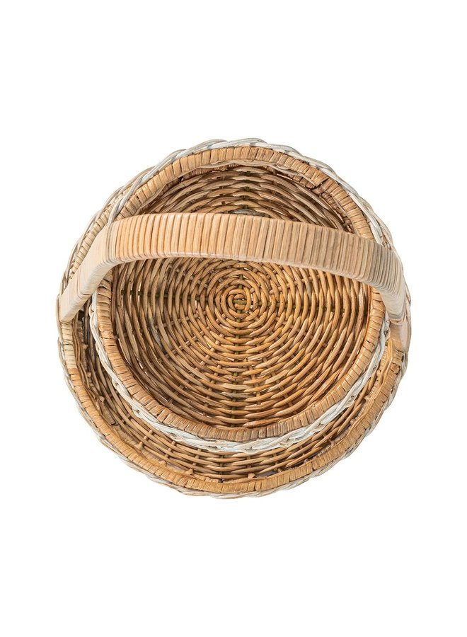 Provence Rattan Two Tiered Server - Whitewash