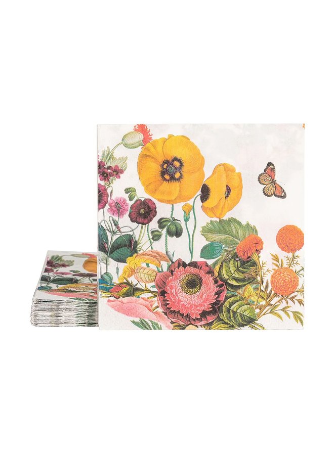 Field of Flowers Paper Napkins Set/20 - Multi