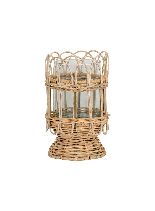 Provence Rattan 8.5" Hurricane - Whitewash