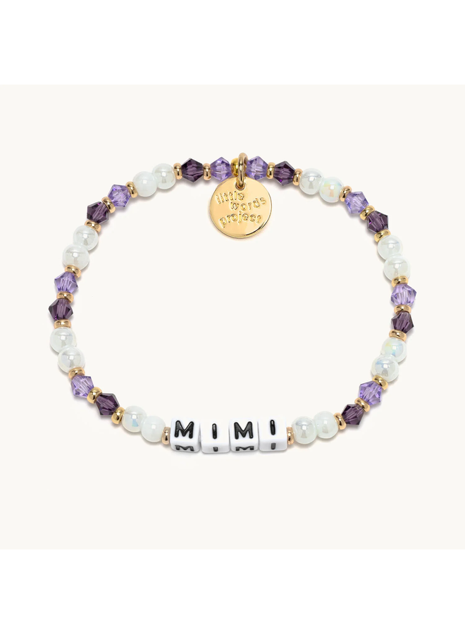White Mimi Passionate Purple Bracelet