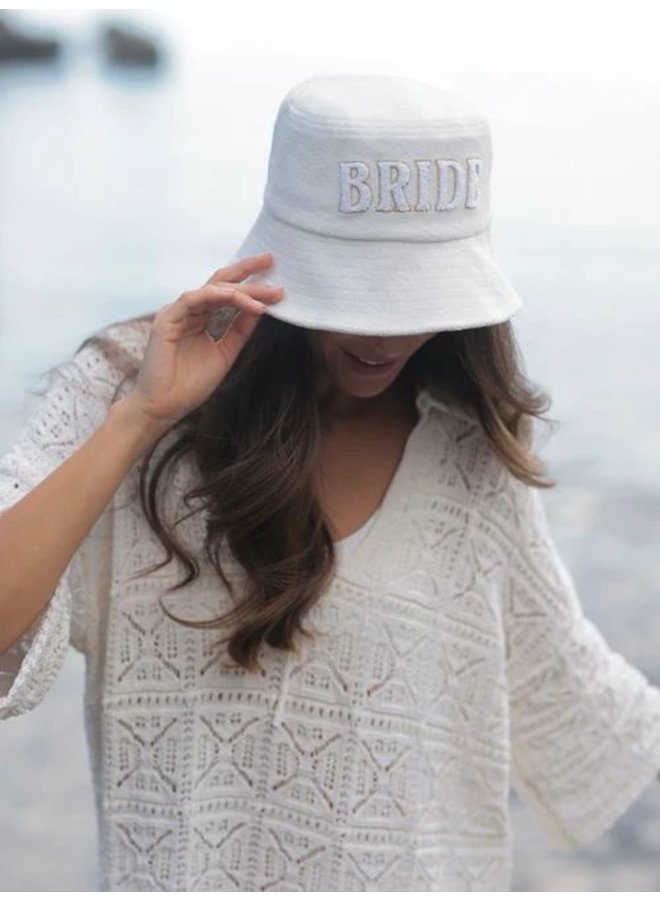 Bride Bucket Hat Ivory