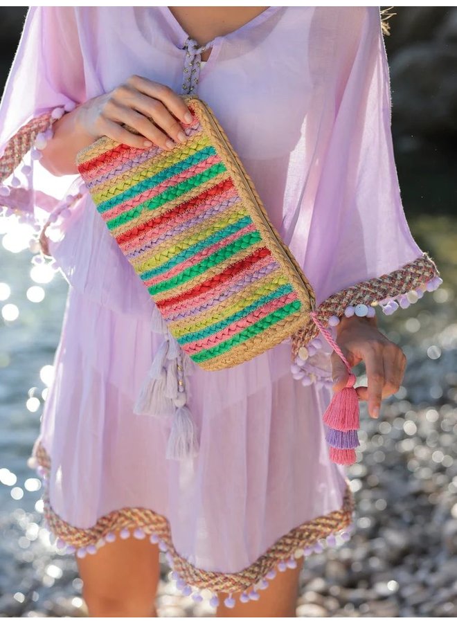 Rainbow Reflections Dumpling Clutch