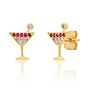 Martini Glass Studs