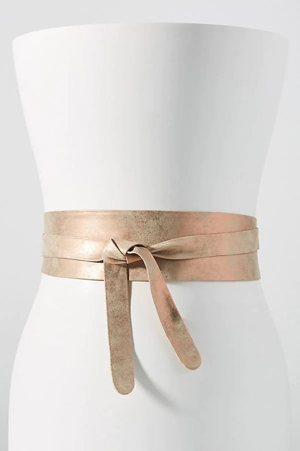 Gold wrap store belt