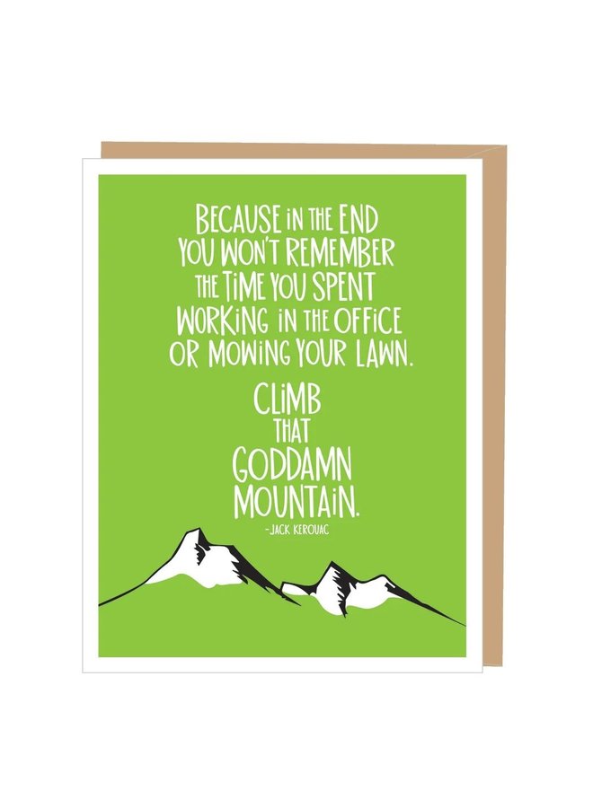 Jack Kerouac Quote Card
