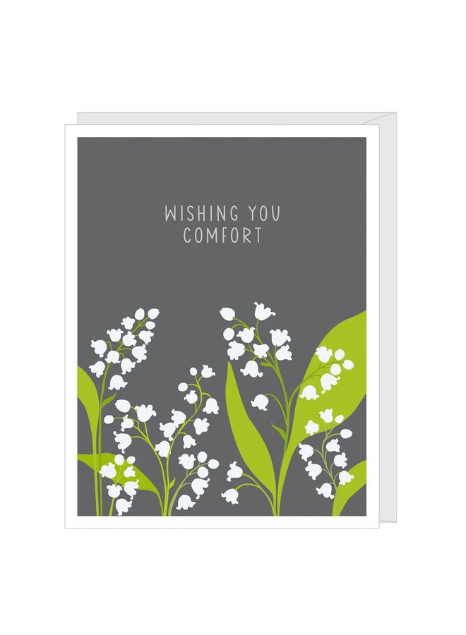 Wishing You Comfort Floral Sympathy Card – Stumble & Relish