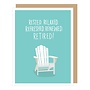 Adirondack Chair Retirement Card