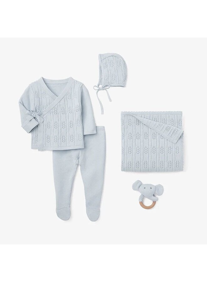 Cloud Blue Baby Layette Set W. Box