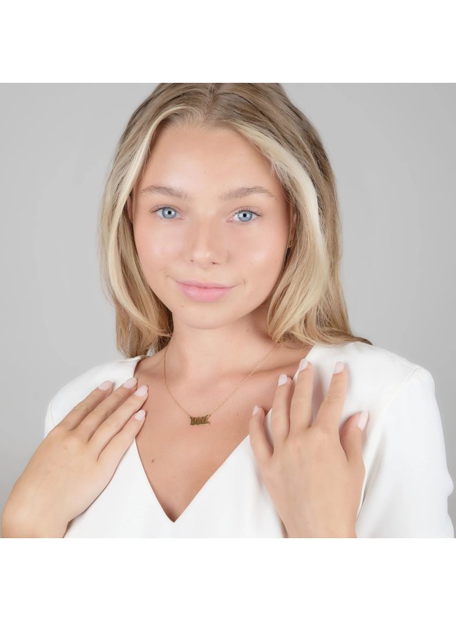 Michigan HAIL Necklace