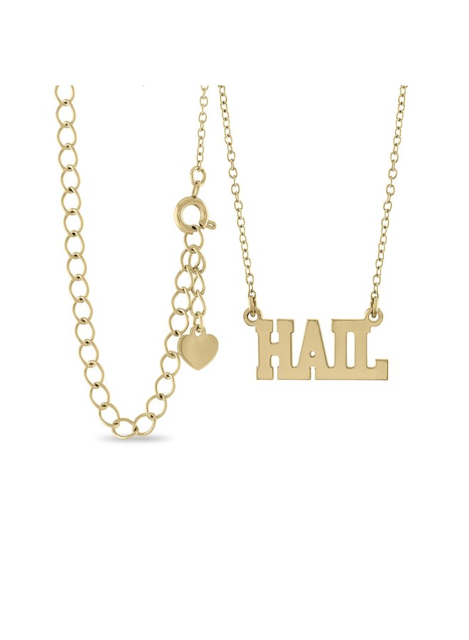 Michigan HAIL Necklace