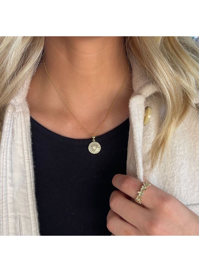 Antique Crystal Necklaces- Gold