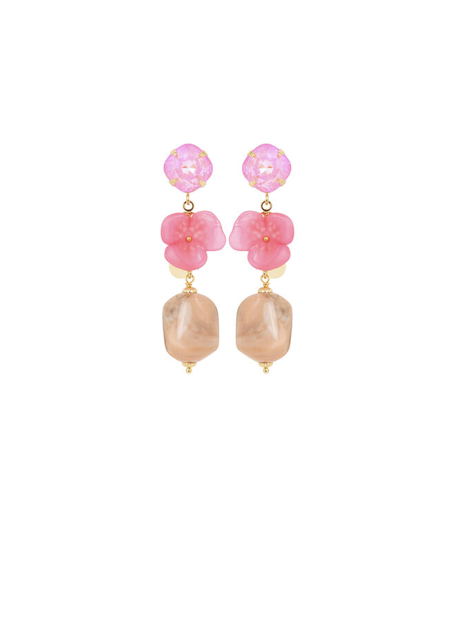 Darling Long Earring- Pink