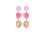 Darling Long Earring- Pink