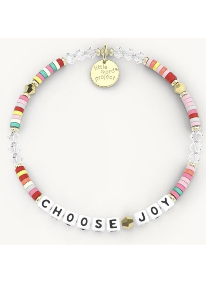 Choose Joy Rainbow Bracelet