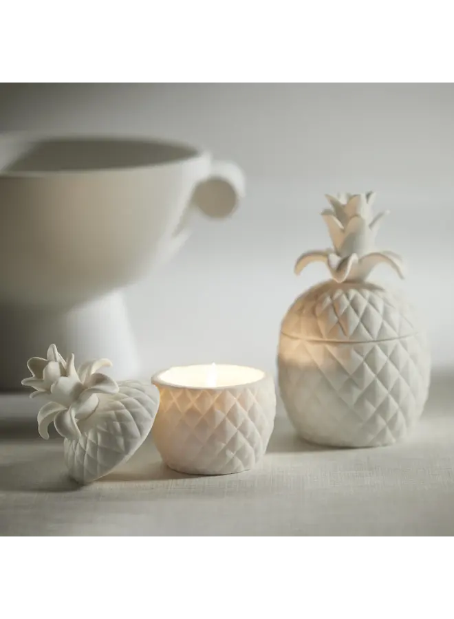Ceramic Pineapple Candle - Large