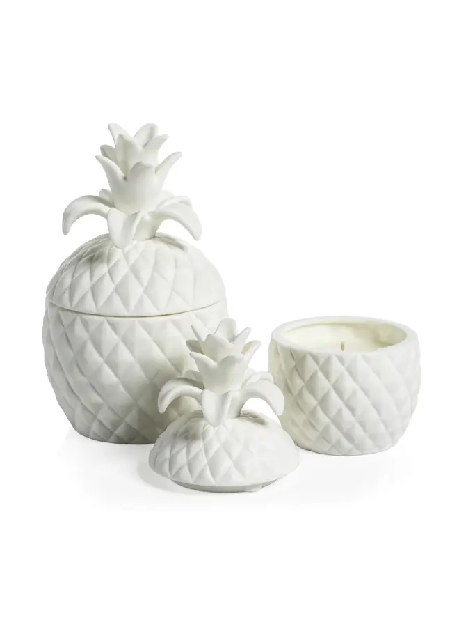 Ceramic Pineapple Candle - Small