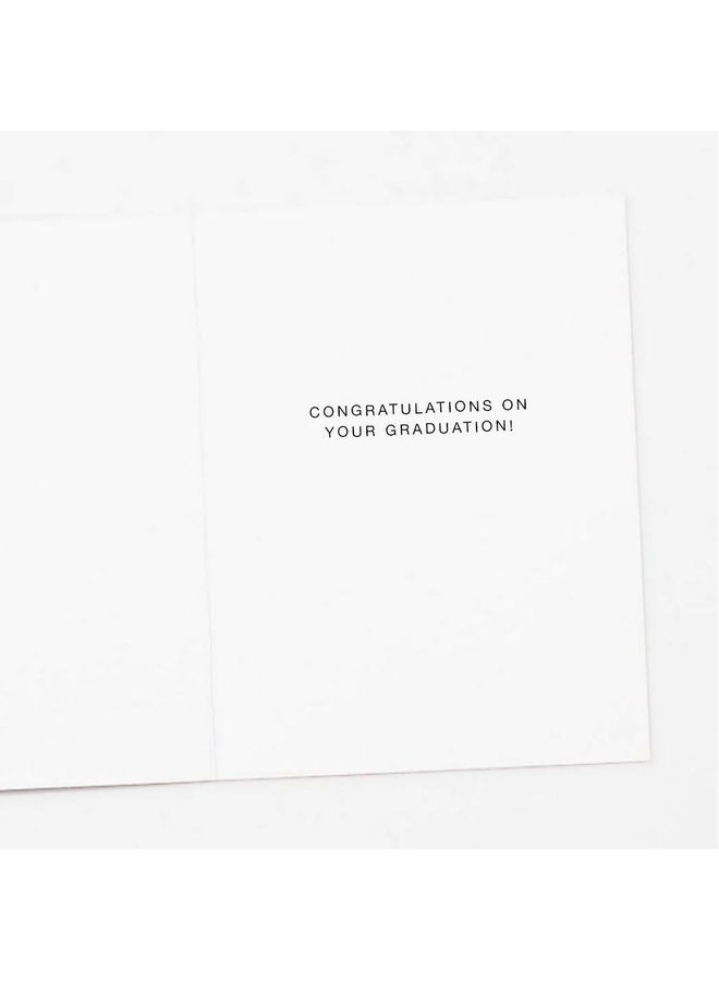 Coco Chanel What She Wants Quote Graduation Card - ivory & birch