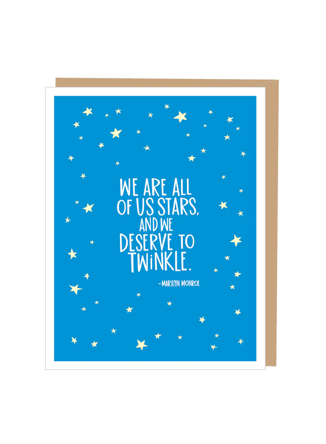 Marilyn Monroe Quote Graduation Card