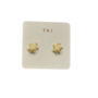 Gold Turtle Studs