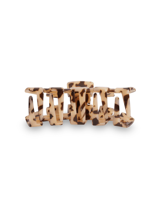 Classic Medium Clip- Blonde Tortoise