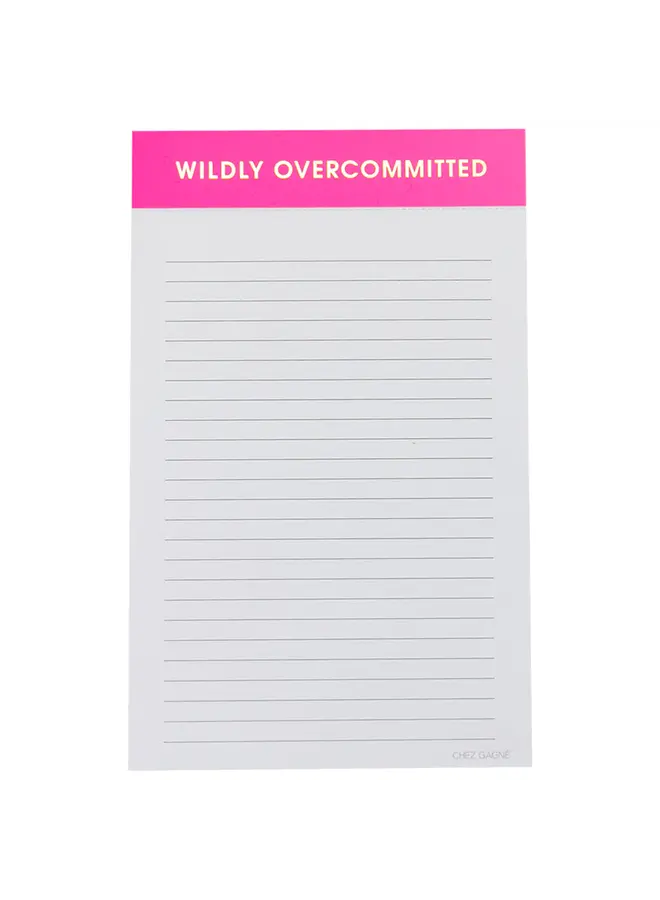 Wildly Overcommitted Notepad