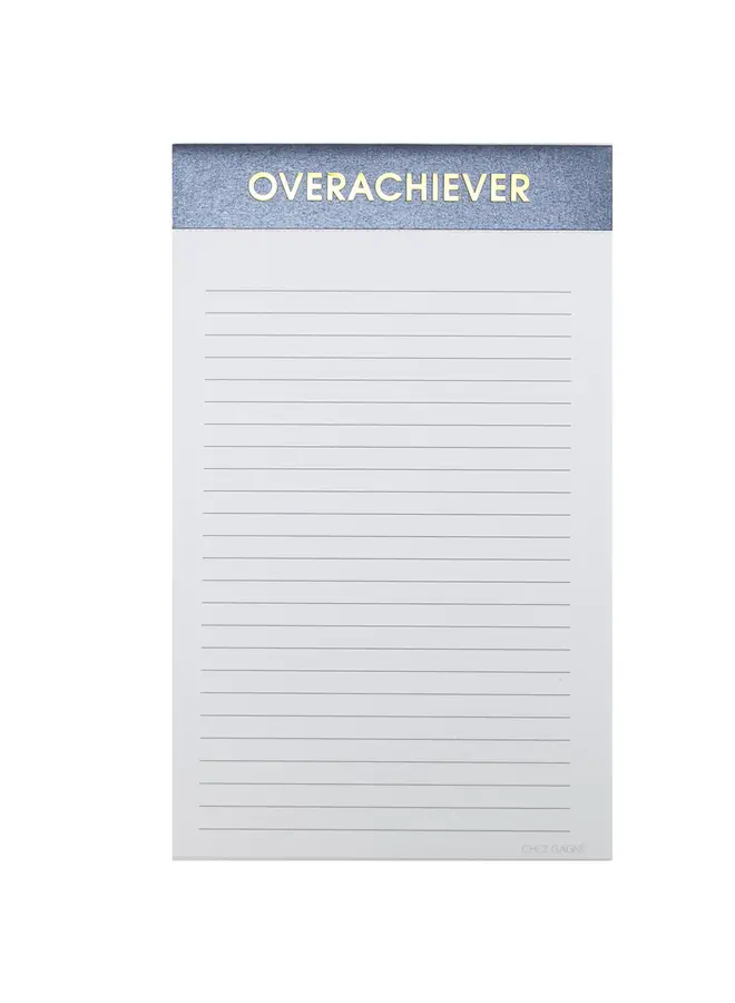 Overachiever Notepad