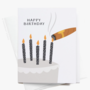 Happy Birthday Cigar Card