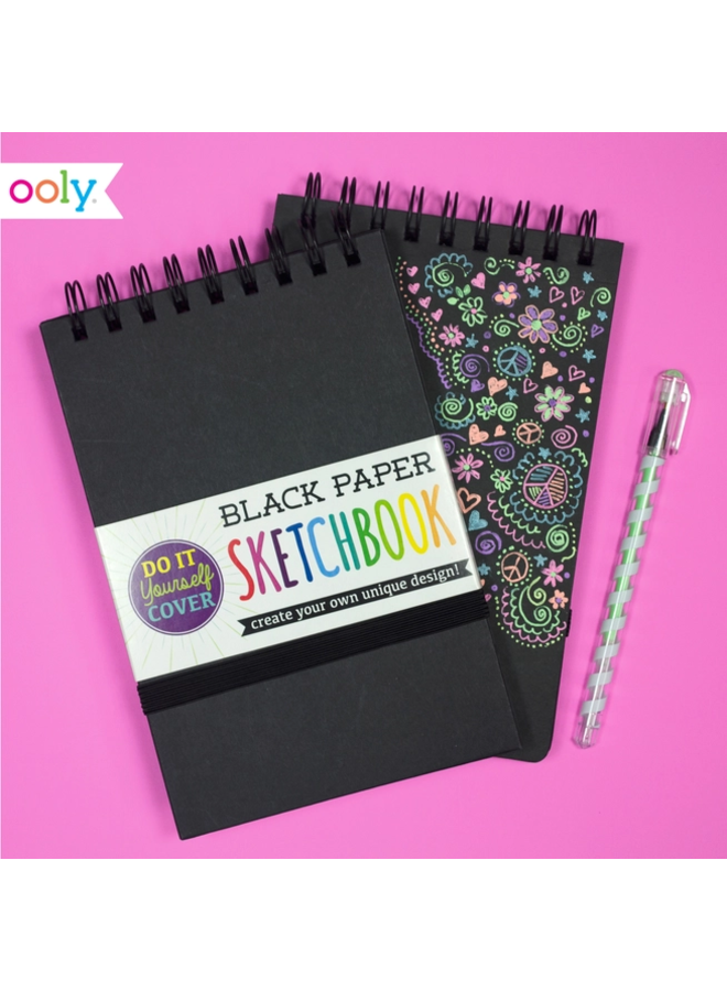 DIY Sketchbook - Large Black Paper