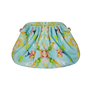Stained Glass Turquoise Dumpling Clutch