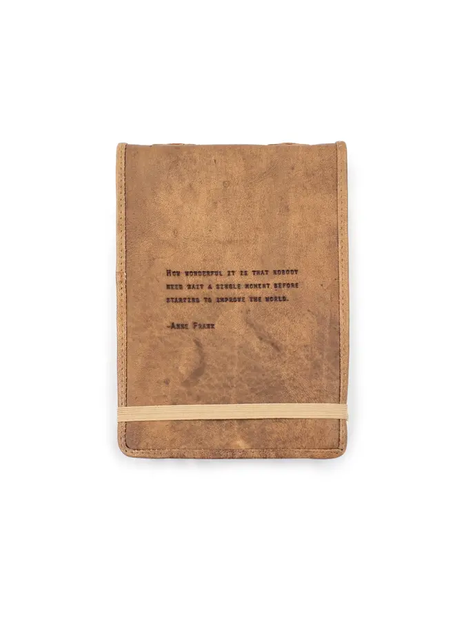 Large Leather Journal Anne Frank