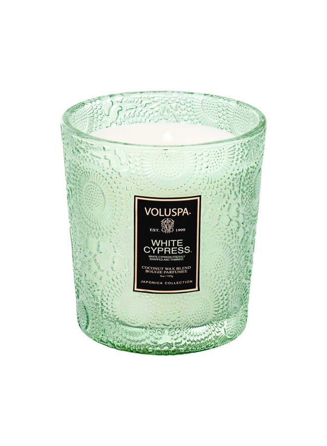 9oz White Cypress Classic Candle