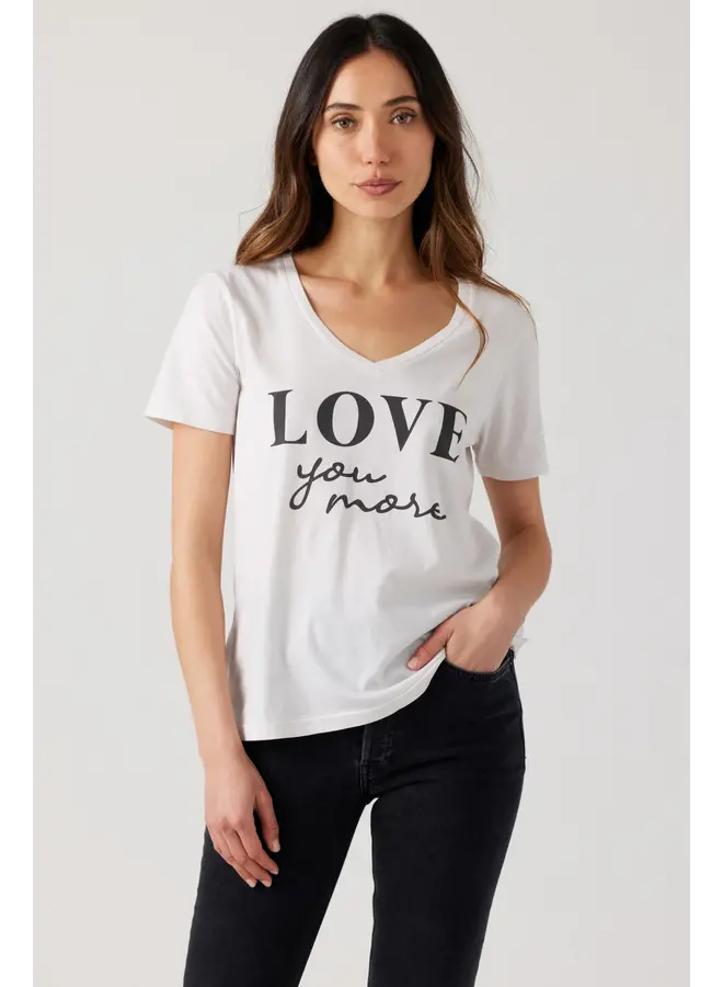 Love You More V-Neck Tee
