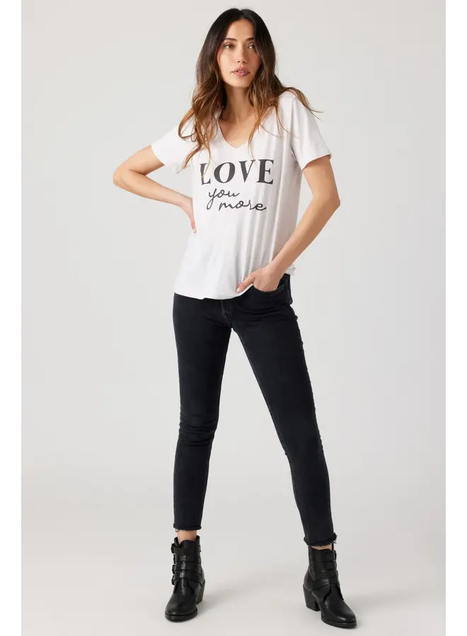 Love You More V-Neck Tee