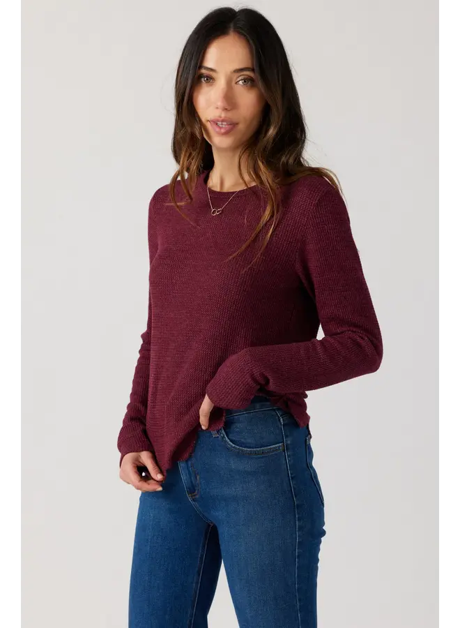 Thermal Scallop Top