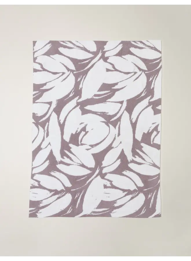CozyChic Petals Blanket- Taupe/Pearl