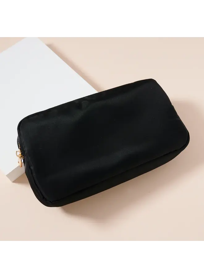 Pencil Case Cosmetic Bag, Leather Cosmetic Pouch