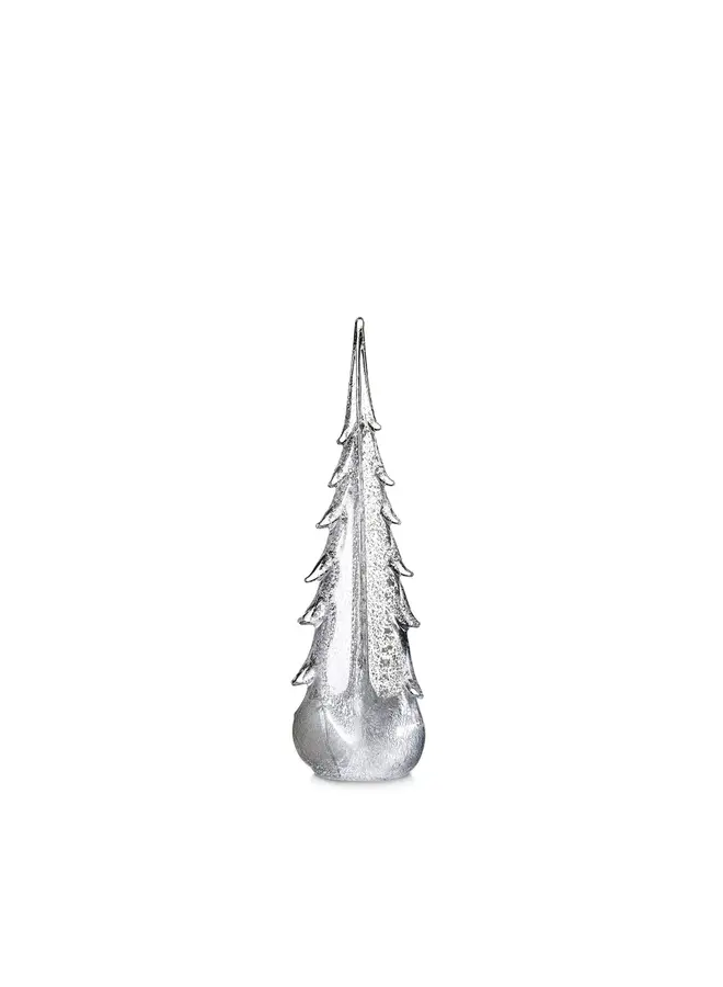 Silver Leaf Evergreen in Gift Box - 14in