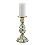 Sterling Check Large  Pillar Candlestick
