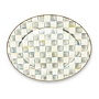 Sterling Check Large Oval Platter